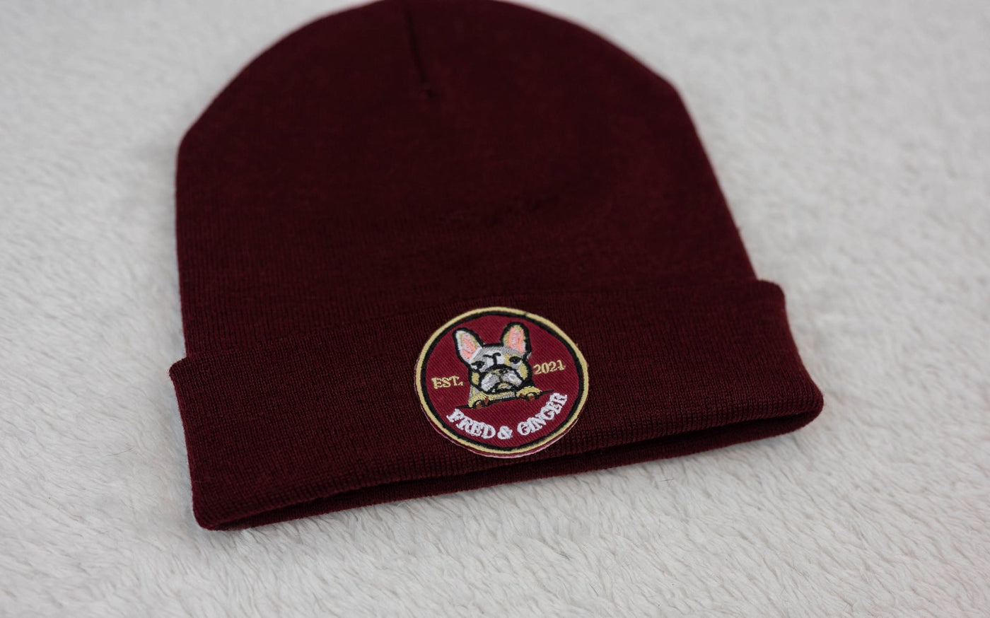 Beanie in Burgundy - Fred & Ginger Official