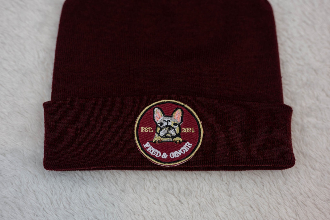 Beanie in Burgundy - Fred & Ginger Official